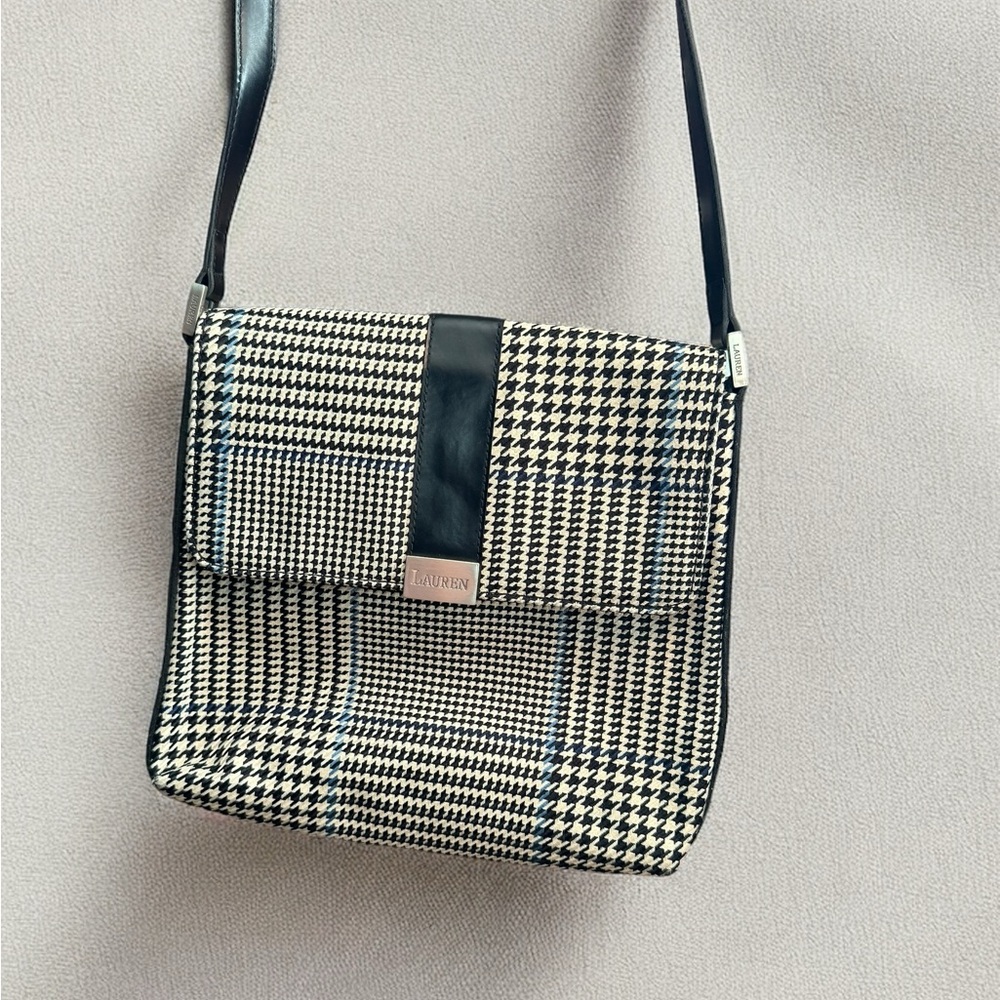 Ralph Lauren Houndstooth Purse